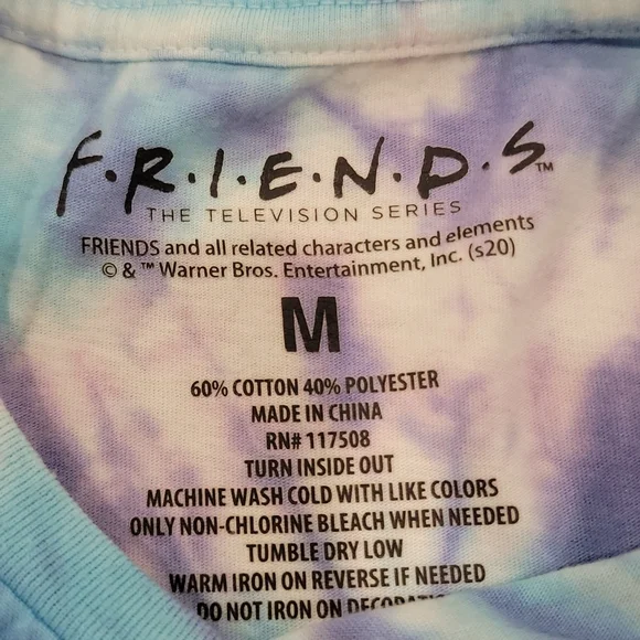 Girls tiedye Justice tee shirt - Picture 3 of 4